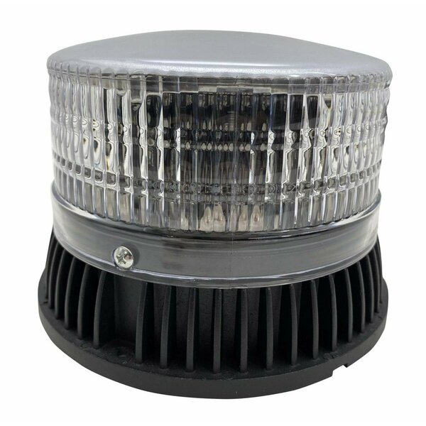 Racesport Lt LIGHTS UTILITY Dome Style; Permanent Screw Mount/ Removable Magnet Mount; LED; Amber LED; Clear Lens RS-16LED-VS3